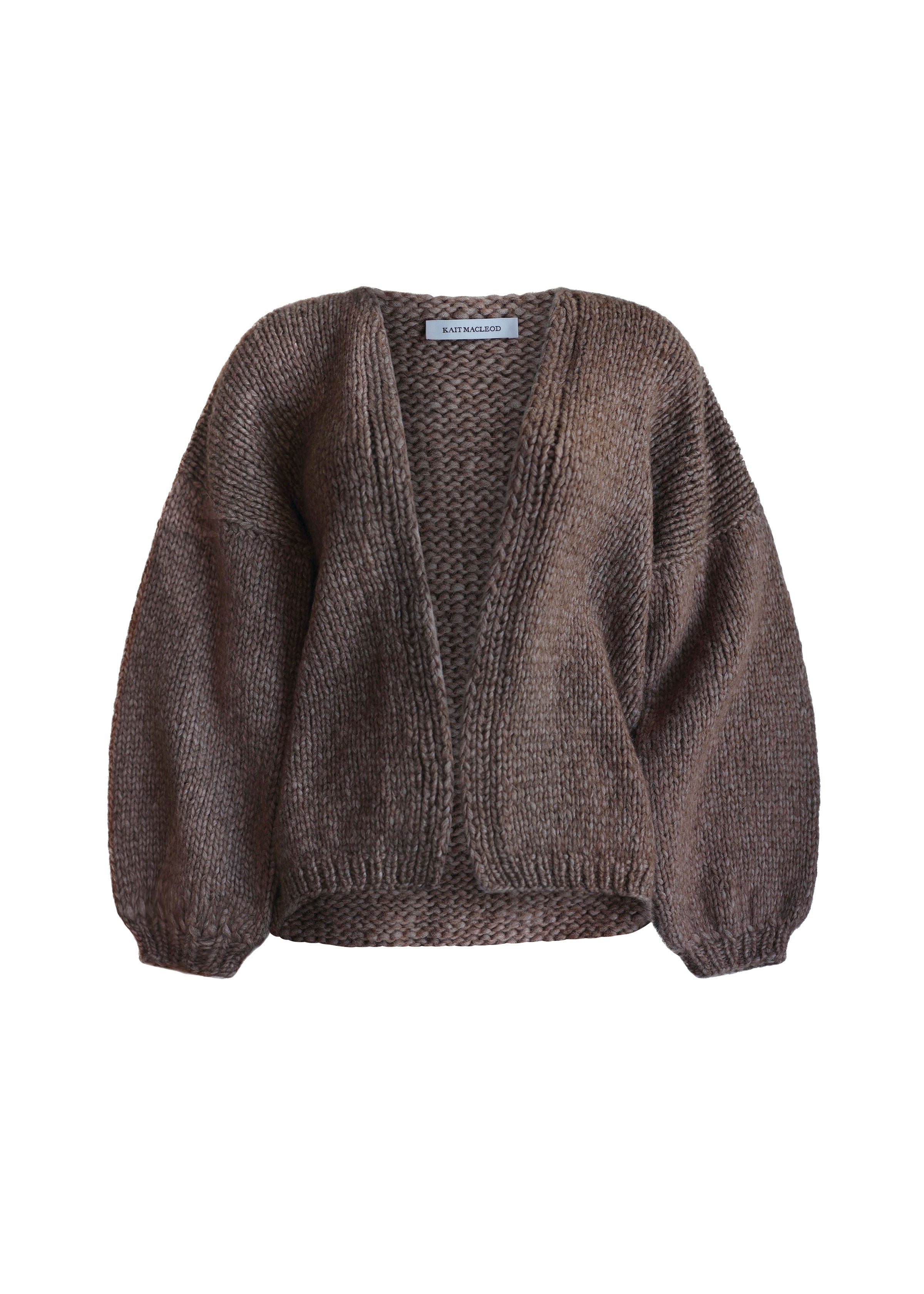 Palmer Cardigan – Cinnamon Spice Alpaca Wool | Kait Macleod