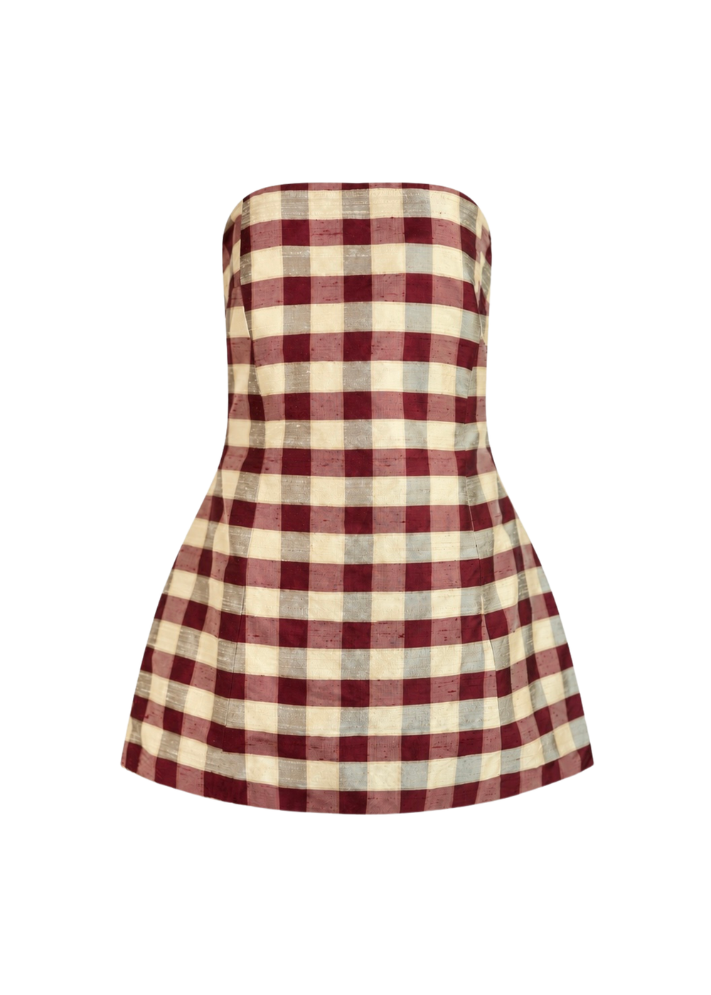 YVETTE DRESS | CANDY APPLE CHECK