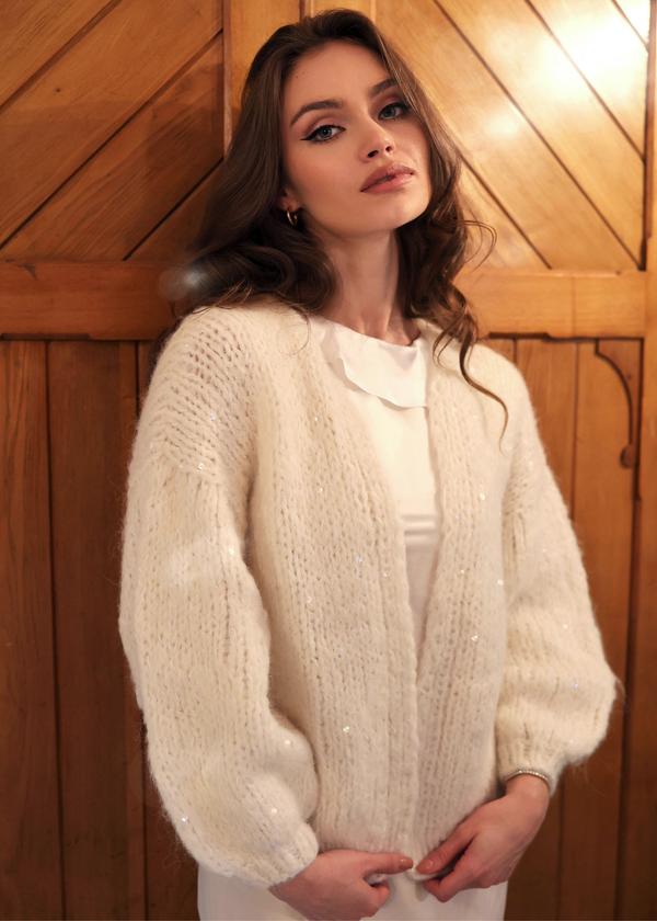 PALMER CARDIGAN | FROSTED MARSHMALLOW