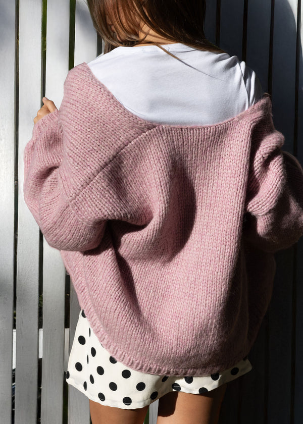 PALMER CARDIGAN | RASPBERRY WHIP